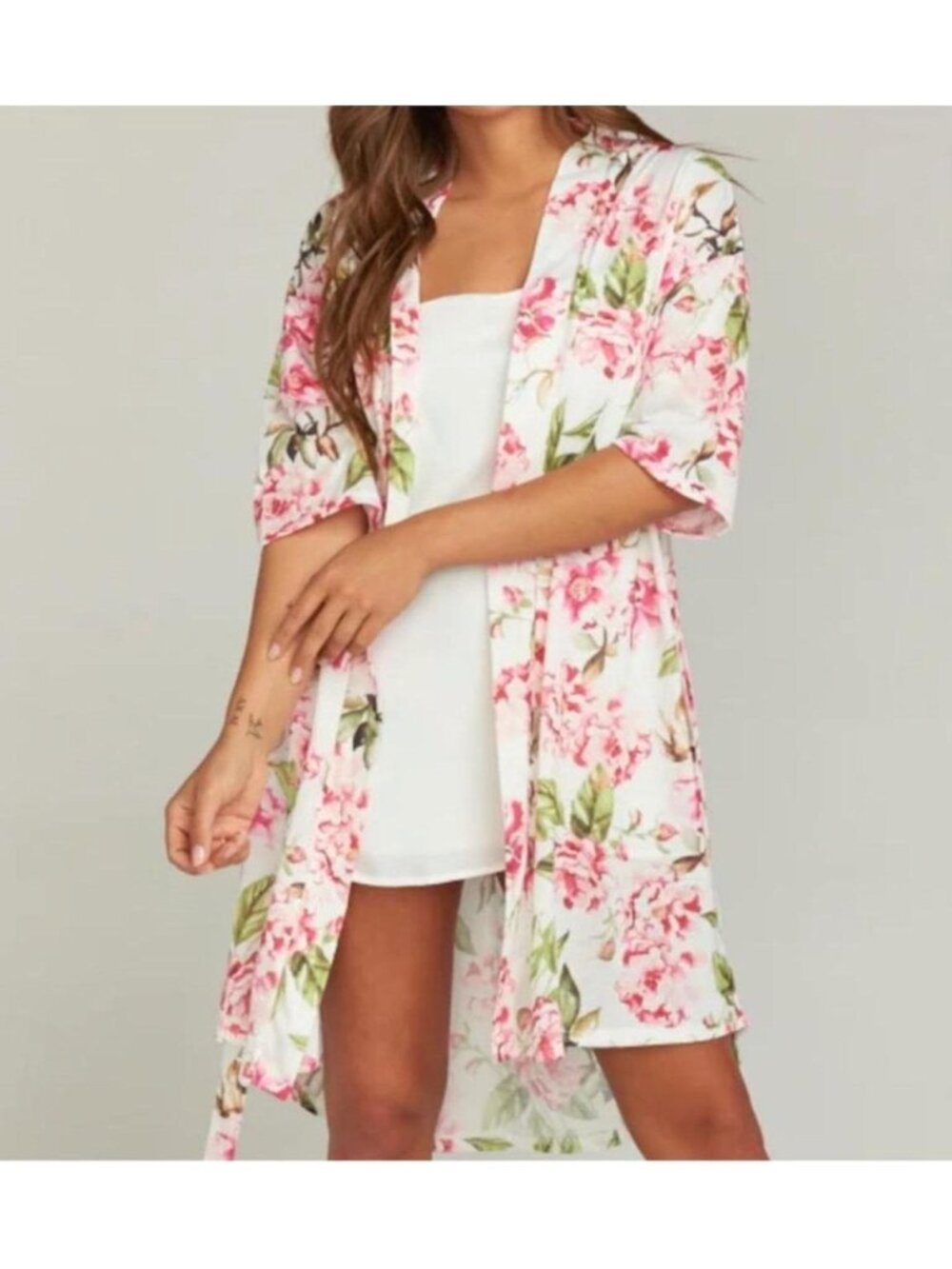 Show Me Your Mumu Brie Garden Blooms Kimono Robe One Size Floral Boho